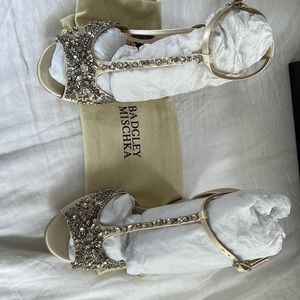 Beautiful shoes from Badgley Mischka.  Size 6. Very gently worn.
